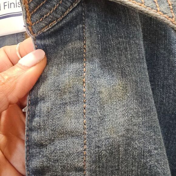 Classiques Entier Vintage Belted Jean Jacket Shirt Size 10 - Picture 7 of 7